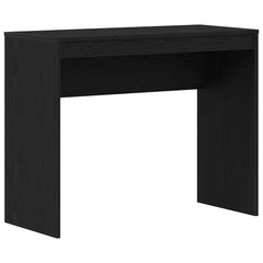 Desk Black Oak Engineered Wood 35.4x15.7x28.3 in Modern Desk