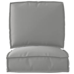 Pallet Cushion Set 2 pcs Grey Oxford Fabric