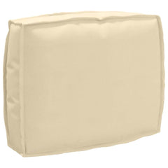 Pallet Cushion Set 2 pcs Beige Oxford Fabric