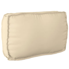 Pallet Cushion Set 2 pcs Beige Oxford Fabric