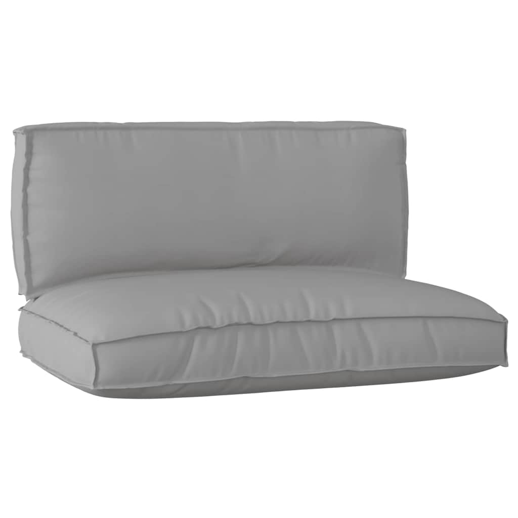 Pallet Cushion Set 2 pcs Grey Oxford Fabric