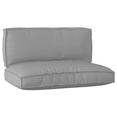 Pallet Cushion Set 2 pcs Grey Oxford Fabric
