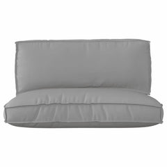 Pallet Cushion Set 2 pcs Grey Oxford Fabric