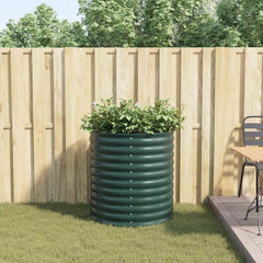 Raised Bed Green 31.50 x 31.50 x 31.89 in Steel