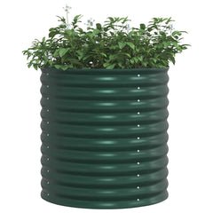 Raised Bed Green 31.50 x 31.50 x 31.89 in Steel