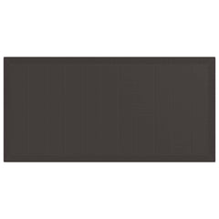 Garden Dining Set 7 pcs Brown Polypropylene