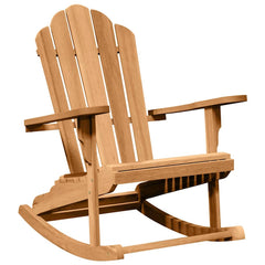 Adirondack Rocking Chair 2 pcs Brown 100 x 77 x 99 cm