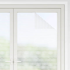 Self-adhesive Window Film Frosted stripes 35.43 x 393.70 in PVC
