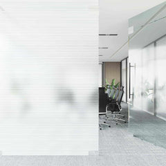 Self-adhesive Window Film Frosted stripes 35.43 x 393.70 in PVC