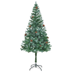 Artificial Christmas Tree Green 70.87 in PVC and Steel