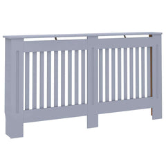 Radiator Cover 2 pcs Grey 59.84 x 7.48 x 32.09 in