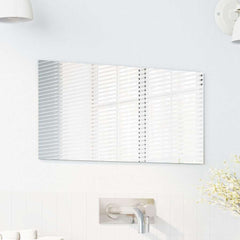 Wall Mirror Rectangular 11.81 x 23.62 in Tempered Glass