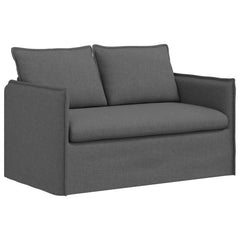 Sofa Dark Grey 53.54 x 32.28 x 33.46 in Fabric