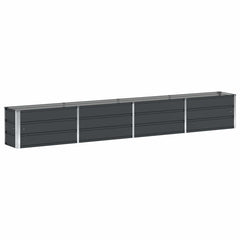 Planter Anthracite 125.98 x 15.75 x 17.72 in Steel