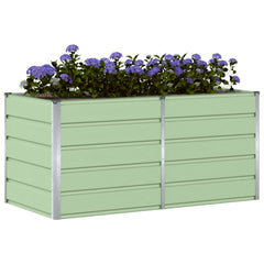 Planter Green 62.99 x 31.50 x 29.53 in Steel