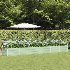 Planter Green 188.98 x 31.50 x 17.72 in Steel