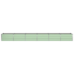 Planter Green 188.98 x 31.50 x 17.72 in Steel