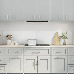 Kitchen Backsplash 2 pcs Transparent 39.37 x 15.75 in