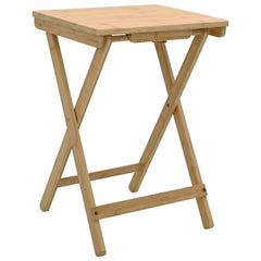 Kitchen Table Folding Natural 15.75 x 11.81 x 21.06 in Bamboo