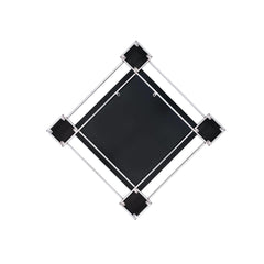 Display Mirrored & Chrome Finish Accent Mirror (Assembled)
