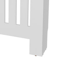 White Radiator Cover with Storage
