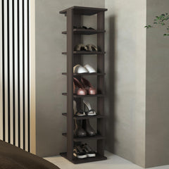 Saturn Rack, Gray Walnut, 7 Shelves