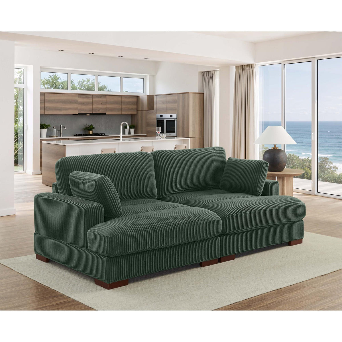 Large Seating Chaise Loveseat