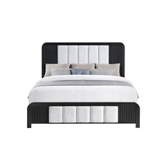 Legend Black and White Queen Bed