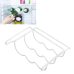 Orion bottle rack metal baked varnish hanging under shelf refrigerator three bottles White color