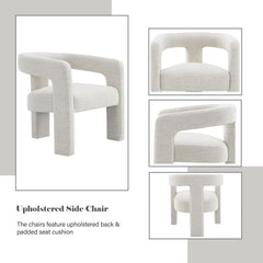 Avalon Beige Boucle Side Chair (Set of 2)