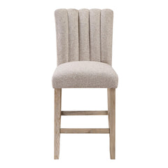 WALTZ BEIGE BAR STOOLS (KIT OF 2)