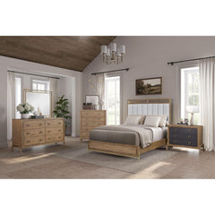 5 Drawer Dresser in Latte Finish