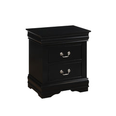 Nirvana Philippe Black Finish Nightstand