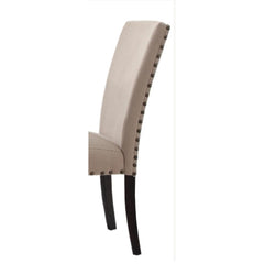Infinity Linen & Salvage Dark Oak Finish Side Chair (Set of 2)