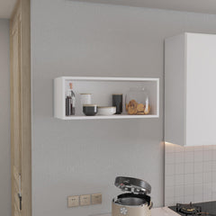 Waltz 30" Wide x 12"H Open Wall Cabinet, Wall Shelf, Storage Cabinet, Cube Shelf Bedroom, Office, Living Room, Garage