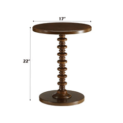 Eden Walnut Finish Accent Table