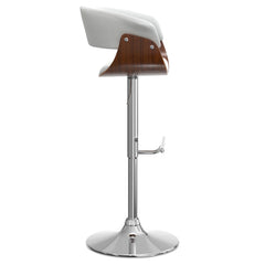 Odyssey - Adjustable Swivel Bar Stool - White