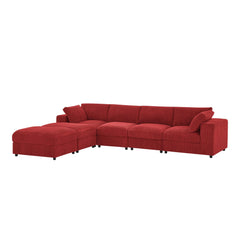 Corduroy Reversible Modular Sectional