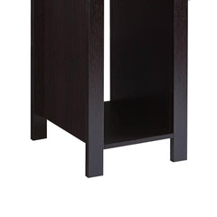Celestia Computer Desk, Keyboard Drawer and Storage, 39 Inch, Black