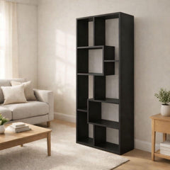 Iphigenia Display Shelf & Bookcase, 5-Tier, Black