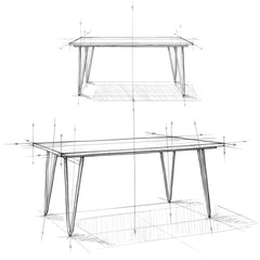Nova Dining Table in Natural