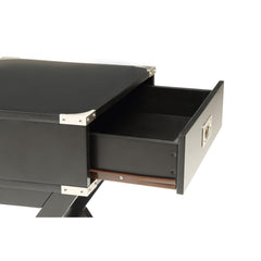 Hera Black Finish Accent Table
