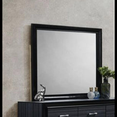 Asgard Black Finish Mirror