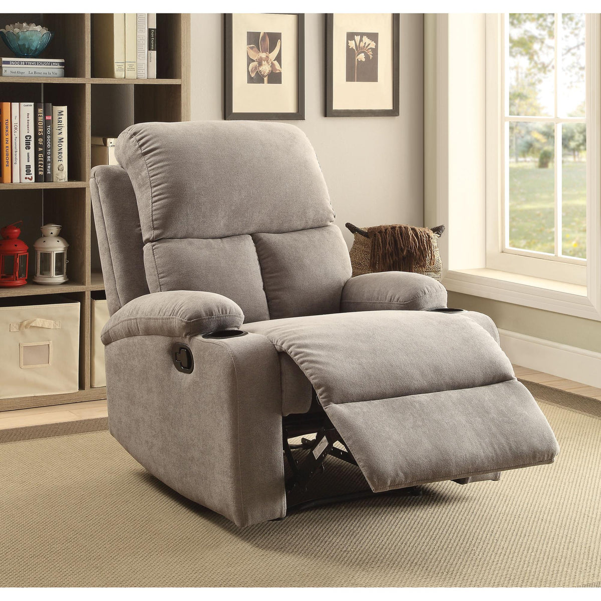 Iphigenia Recliner with Cup Holder