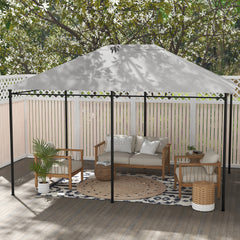 10' x 13' Gazebo Canopy Replacement Roof for 84C-116, Light Gray