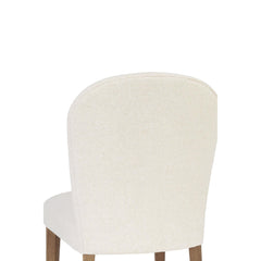 Aura Upholstered Chair - Cocoa/White Sand (Set of 2)