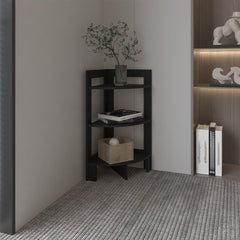 Eden Corner 3-Tier Shelf Side Table 31.7" High , Sofa Table, End Table with Tray