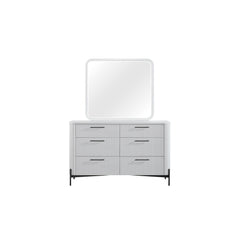 6 Drawer Dresser - White