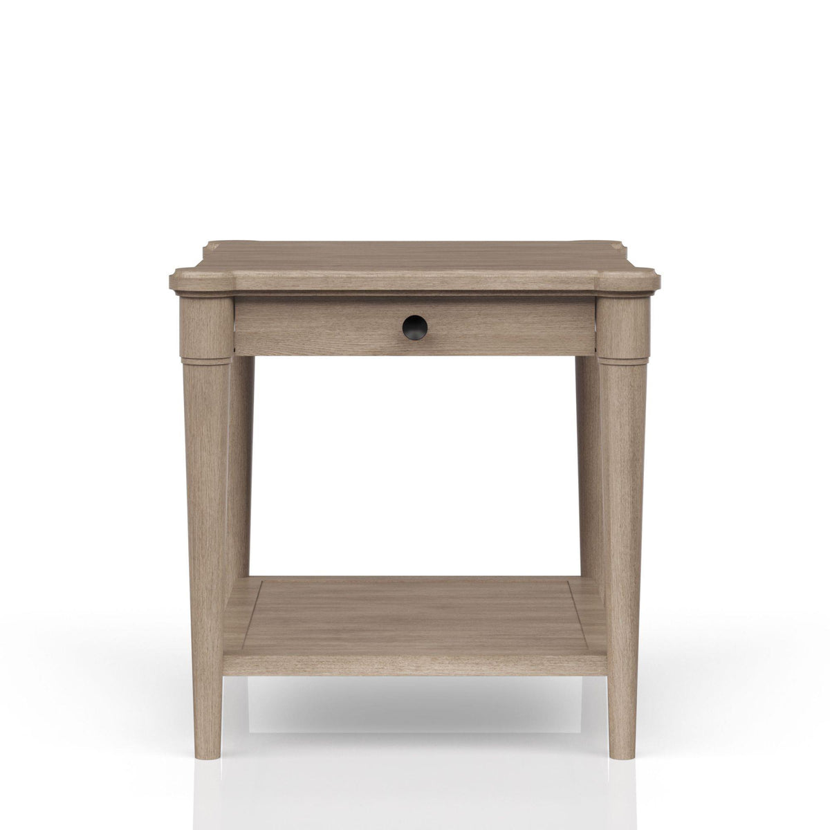 Genesis Finished End Table With Storage Drawer