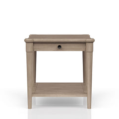 Genesis Finished End Table With Storage Drawer